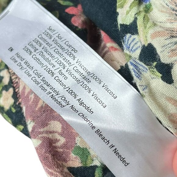 Band of Gypsies Black Floral One Piece Romper, Size S - Picture 9 of 9